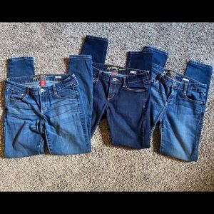 BUNDLE 3 Pairs of Super Skinny Arizona Jeans (sz7)